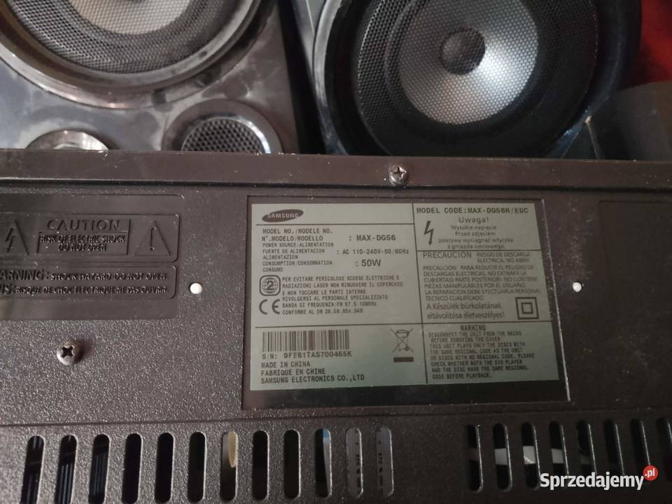 wieża samsung dg56 sprzedam
