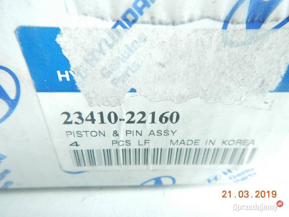 TŁOK HYUNDAI SCOUPE 90 94 2341022160 ASO