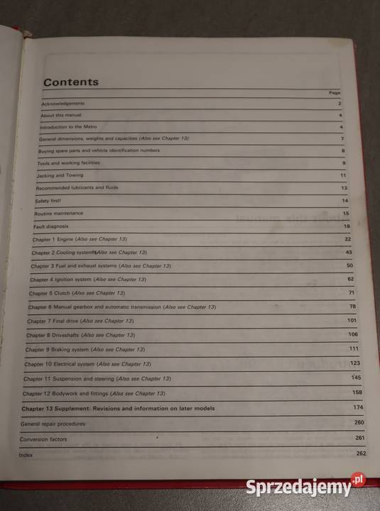 Haynes AUSTIN METRO MG Vanden Plas 19801989 Siedlce