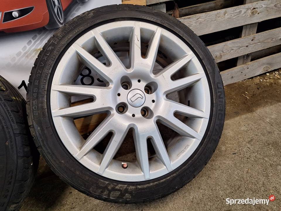 Alufelgi 4x100 17 ET35 Fiat Opel Renault Kia Średnica 17"