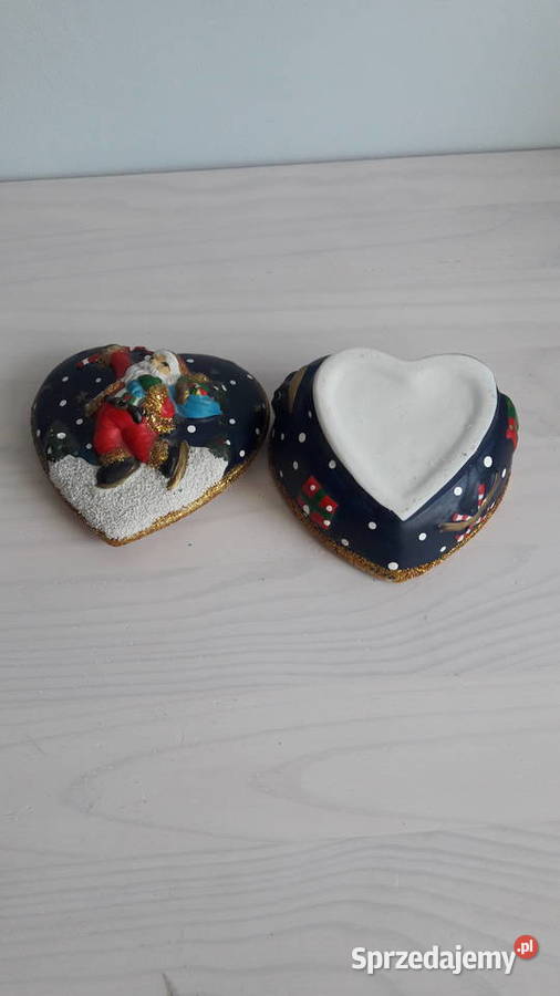 Pojemnik ceramiczny świąteczny z mikołajem w Głuchołazy