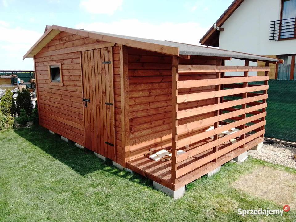 Domek narzędziowy transport kraj montaż