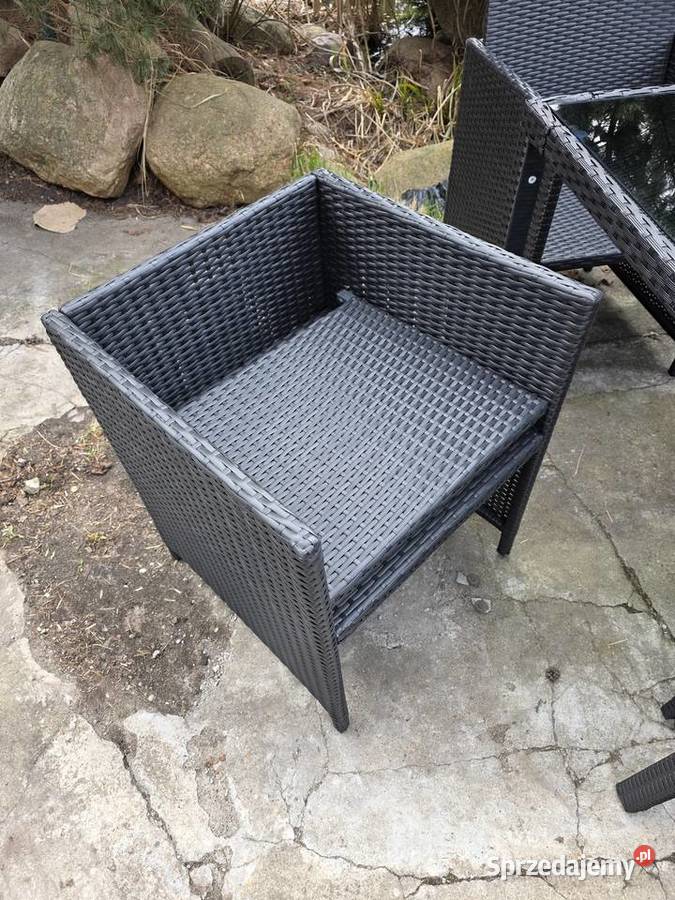 Zestaw mebli ogrodowych Space 6 krzeseł stół Ogród Wschowa