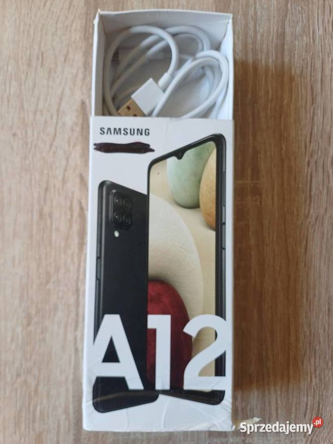 Smartfon Samsung A12 w 100 sprawny Lubin sprzedam