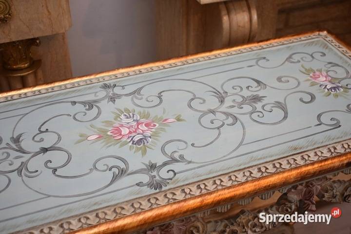 Drewniany Stolik Francuski Stół Biurowy Empire Kraków