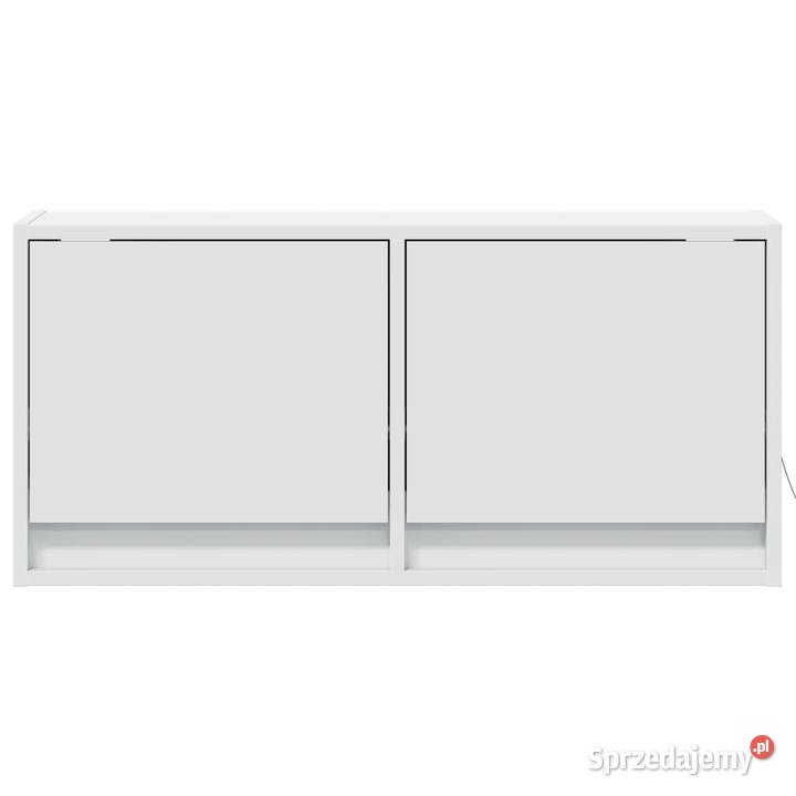 Ścienna szafka TV z LED biała 80x31x35 WM852355 Warszawa