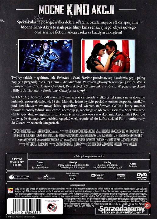 ARMAGEDDON BRUCE WILLIS MOCNE KINO AKCJI lektor