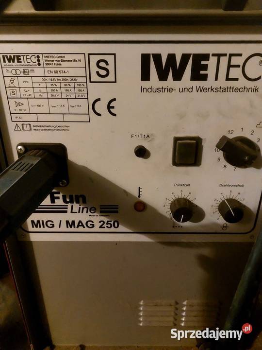Mig mag 250 A Półautomaty spawalnicze Limanowa
