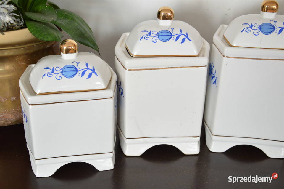 piękne pojemniki na przyprawy ceramika Chodzież śląskie Jastrzębie-Zdrój