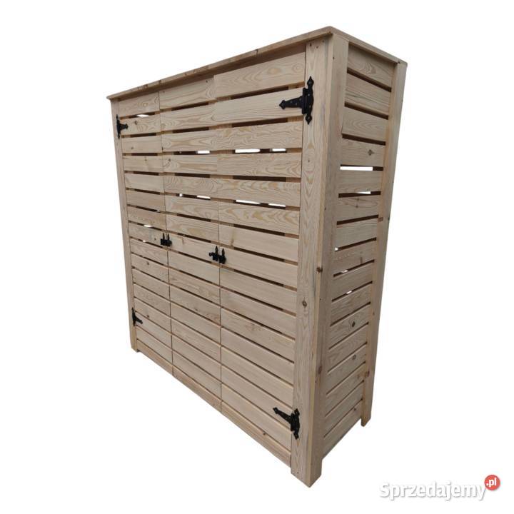Drewniany schowek ogrodowy 195x180x60 D2 Surowy Domki drewniane śląskie Lelów