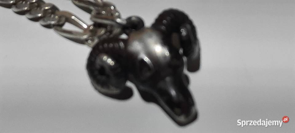 łańcuszek z czaszką barana srebro Warszawa