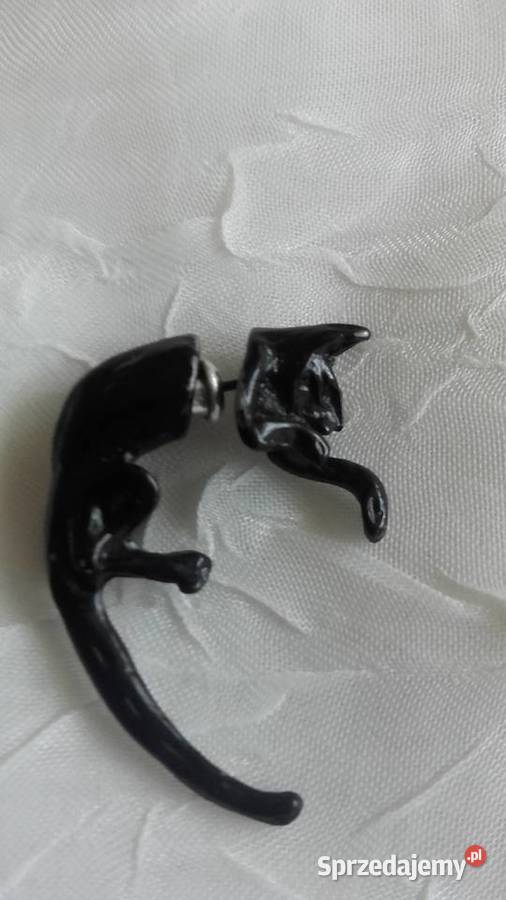 KOLCZYK CZARNY KOT KOJOT LISEK CHYTRUSEK Piła