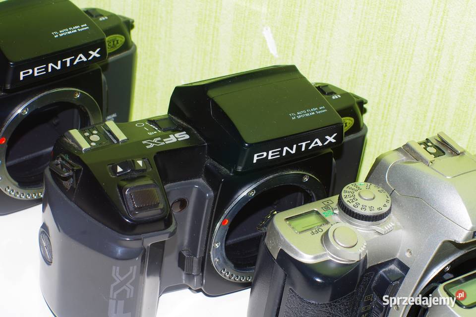Pentax aparaty analogowe śląskie Żory sprzedam