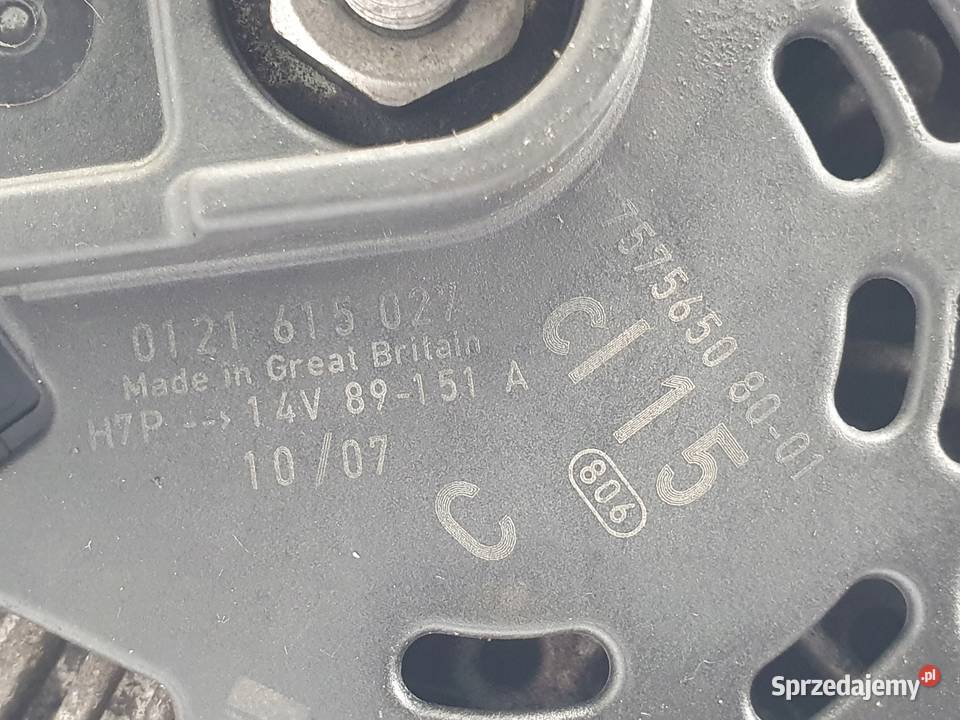 ALTERNATOR Citroen C4 Picasso 16 VTI 0121615027 Chełm