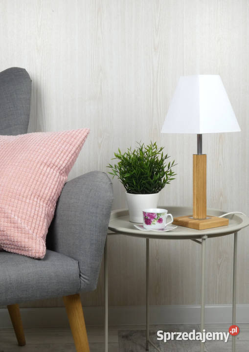 Lampa biurkowa MAGESTAD skandynawski drewno Nowe sprzedam