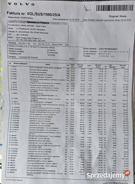 Volvo C70 KABRIOLET 20 150 Diesel GWARANCJA wielofunkcyjna kierownica sprzedam