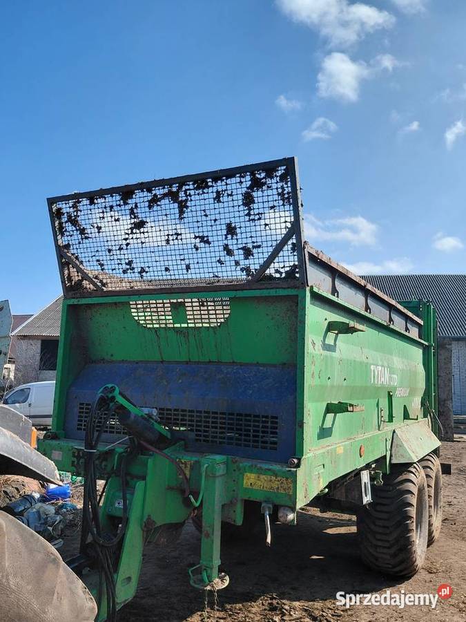 Rozrzutnik tytan 13td premium nieuszkodzony podlaskie Hermany