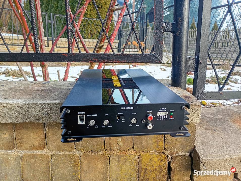 Wzmacniacz samochodowy 1 kanałowy monoblok Niegowonice