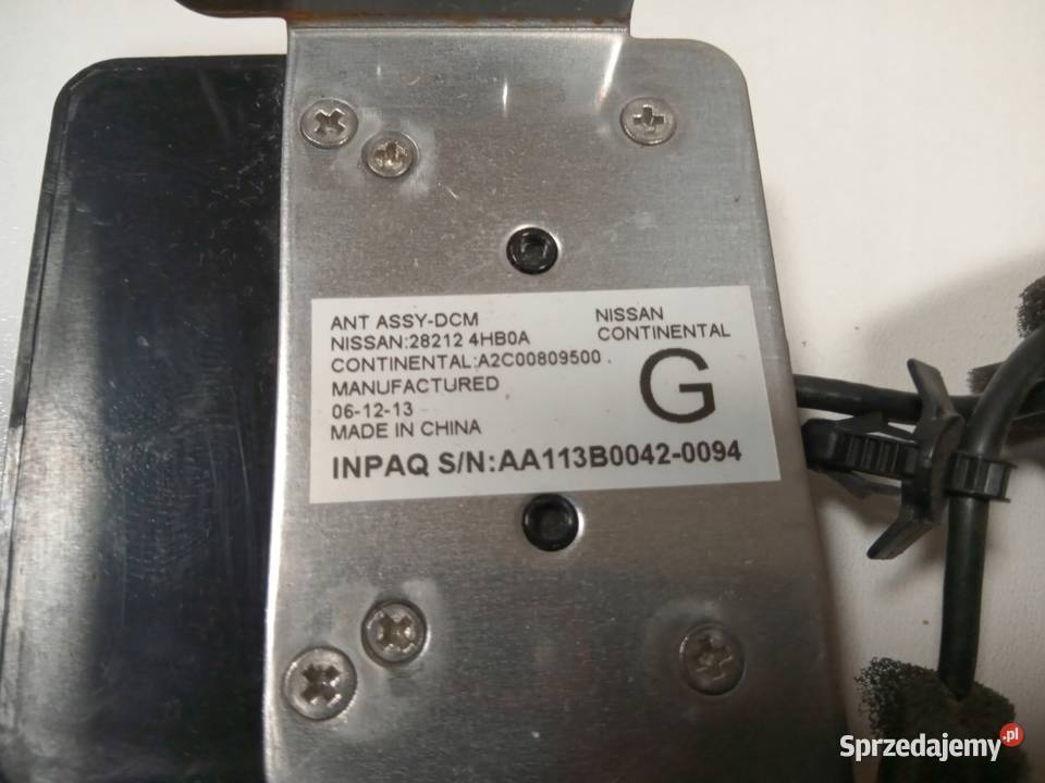 ANTENA MODUŁ WZMACNIACZ GPS INFINITI Q50 wyposażenie elektryczne