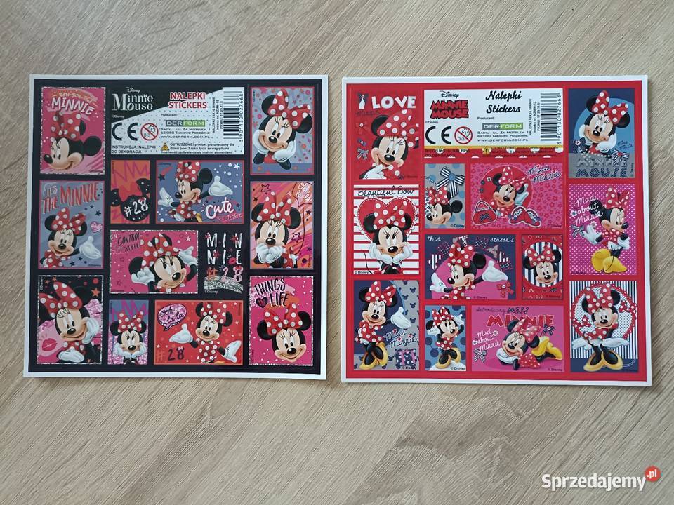 Nalepki naklejki z różnymi motywami