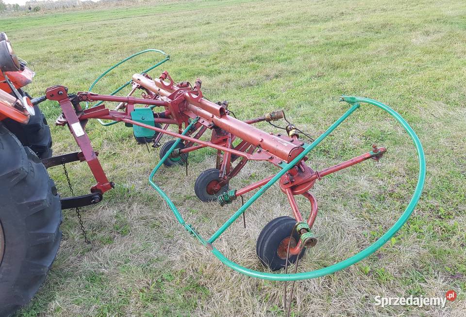 Roztrząsacz karuzelowy do siana typ Pająk Duży uszkodzony Dąbrowa Tarnowska