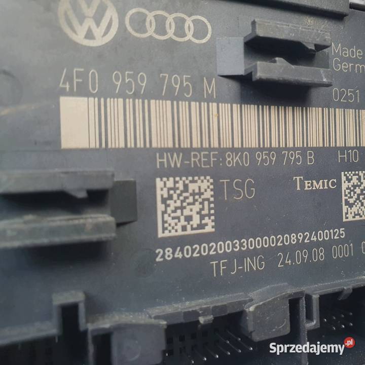 MODUŁ STEROWNIK DRZWI PRAWY LEWY TYŁ Audi A6 C6 Chełm sprzedam