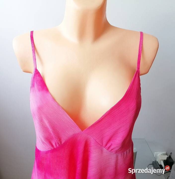 ELEGANCKI RÓŻOWY ASYMETRYCZNY TOP HM R4648 sprzedam