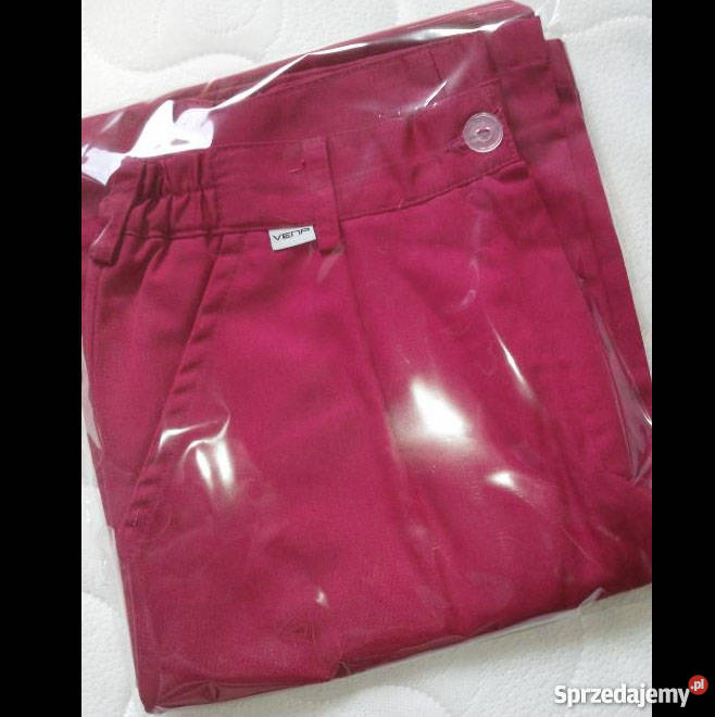 Spodnie kosmetyczne firmy Vena NOWE AMARANT Wrocław