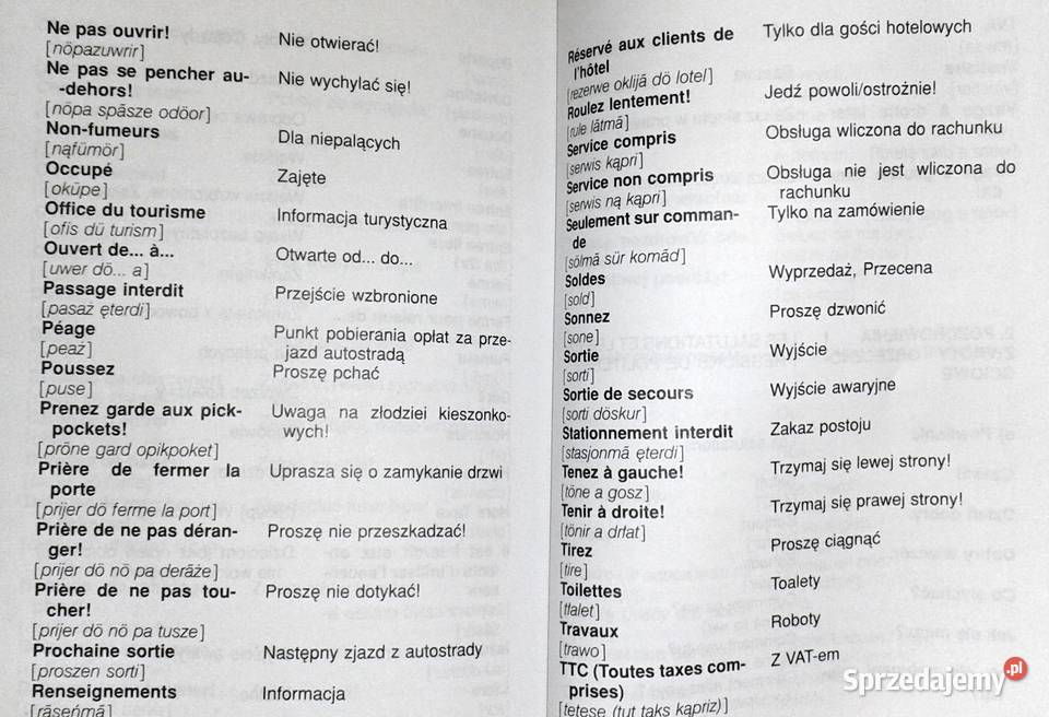 Francuski słownik z rozmówkami Mirosława lubelskie Chełm