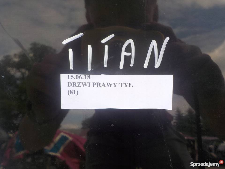 DRZWI PRAWY TYŁ NISSAN TITAN wielkopolskie Nowy Tomyśl sprzedam