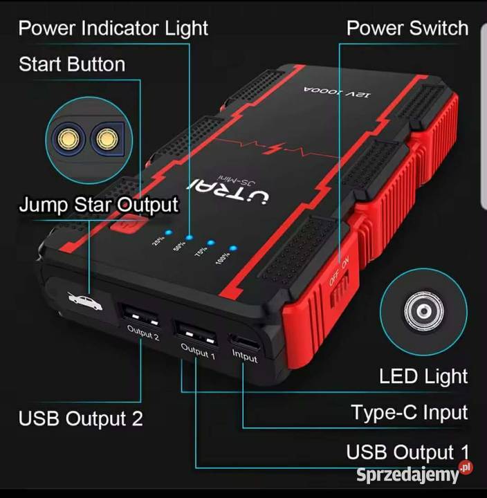Rozruch urządzenie rozruchowe powerbank Mini Oława