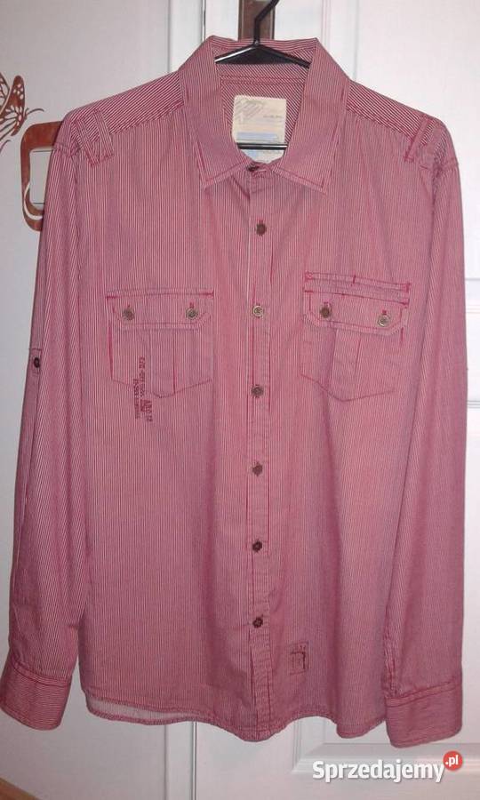 casualowa bawełniana koszula męska DENIM 73 Dręszew