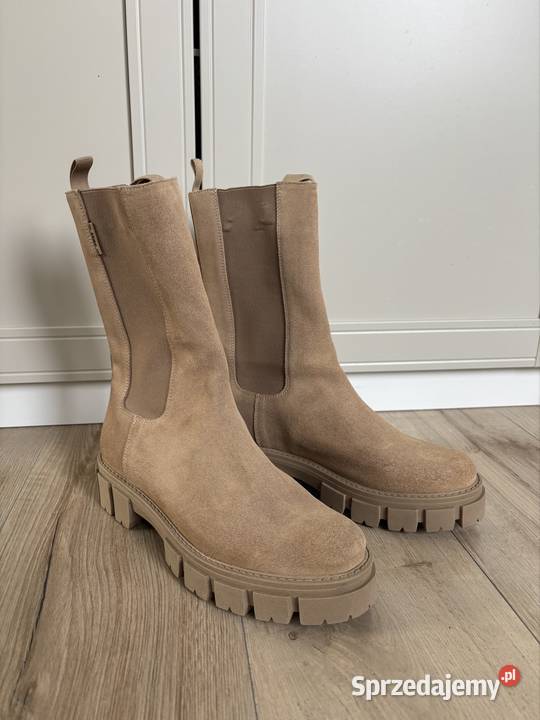 Beżowe botki Wojas Milówka sprzedam