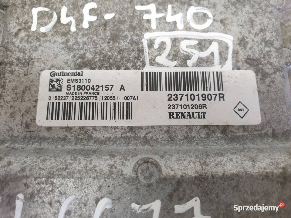 Renault Clio III 12 16V STEROWNIK SILNIKA osobowe Komputery Rudka sprzedam