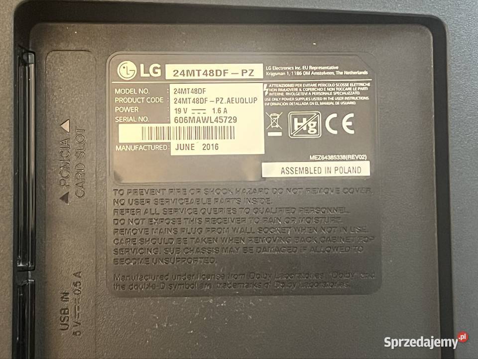 Telewizor LG Żary sprzedam