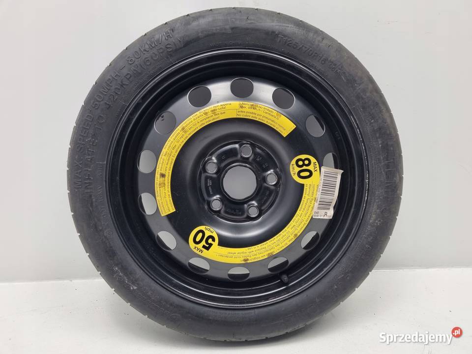 KOŁO DOJAZDOWE Audi Seat Vw Golf V 12570 R16