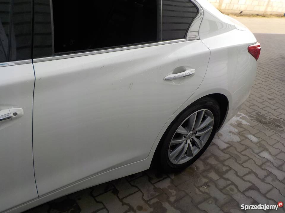 DRZWI LEWE TYLNE TYŁ GOŁE INFINITI Q50 2013 Karoseria