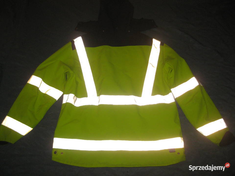 Kurtka widoczna odblaski żółta wodoodporna Żary