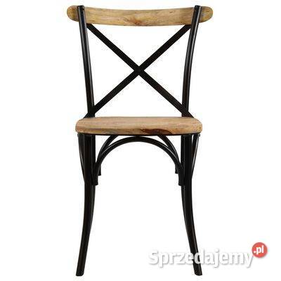 vidaXL Krzesła stołowe krzyżowe 2 SKU247316 mazowieckie Warszawa sprzedam