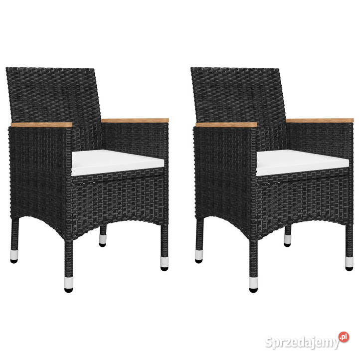 3cz zestaw bistro rattan PE i szkło hartowane sprzedam