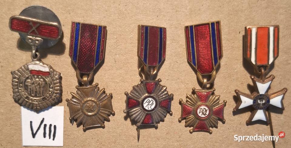 Zestaw Odznaczeń Miniaturki VIII śląskie Gliwice sprzedam