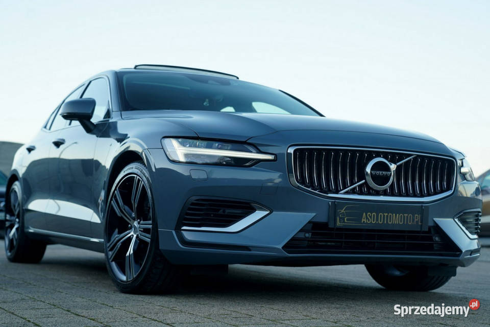 Volvo S60 RECHARGE panorama 4x4 ful led SKÓRA garażowany Otmuchów