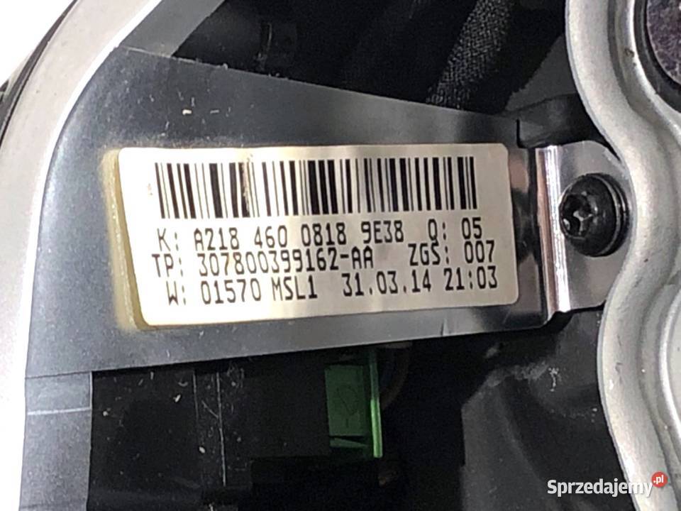 KIEROWNICA MERCEDES W212 A2184600818 0916 Części samochodowe