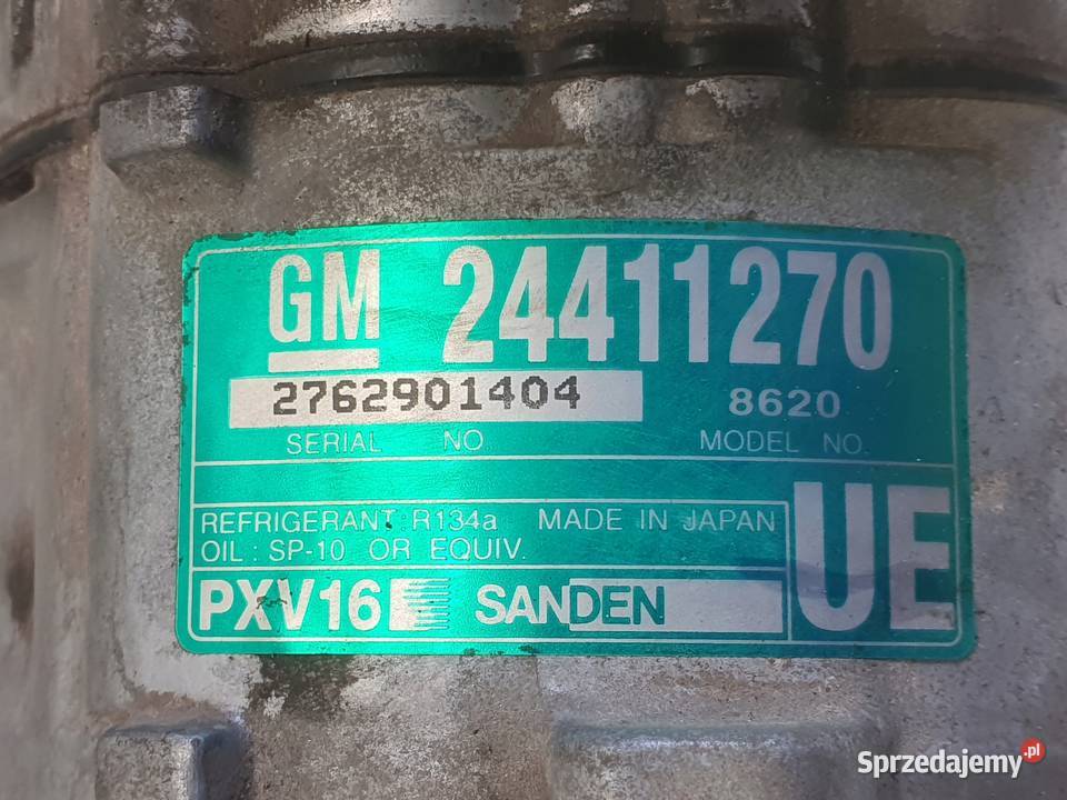 SPRĘŻARKA KLIMATYZACJI Opel Zafira A 18 16V Rudka