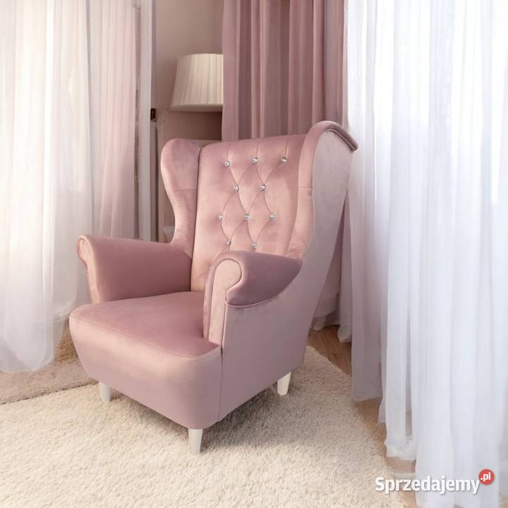 Fotel Uszak Mini Dziecięcy Różowy Dostawa 0 Tarchały Małe