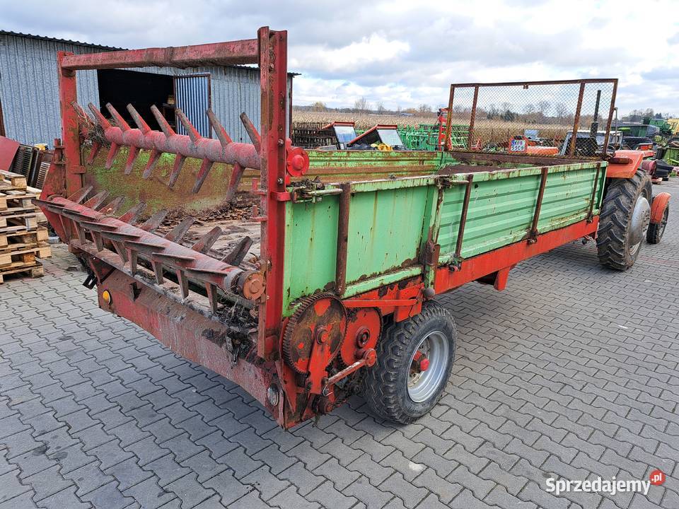 Rozrzutnik obornika jednosiowy 35 t fabryczny sprzedam