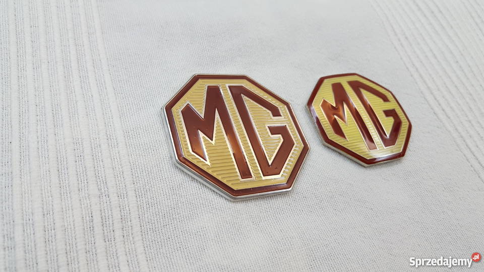 MG TF EMBLEMAT ZNACZEK LOGO PRZÓD TYŁ NOWE Poznań