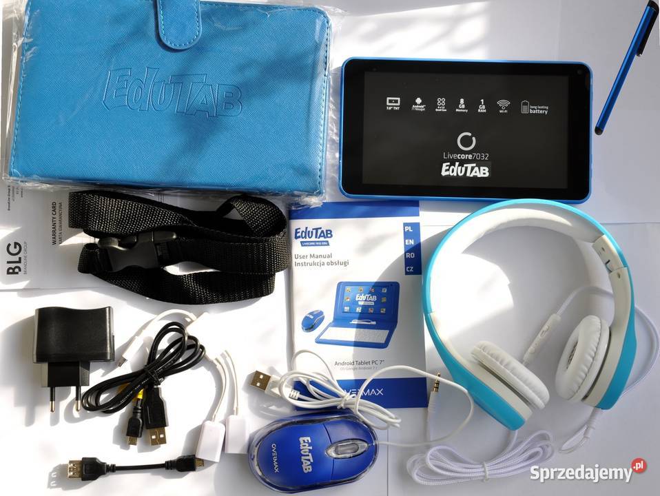 TABLET EDUKACYJNY DZIECI EDUTAB OVERMAX