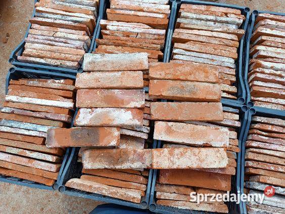 Płytki z lica cegłystara cegła Koszalin