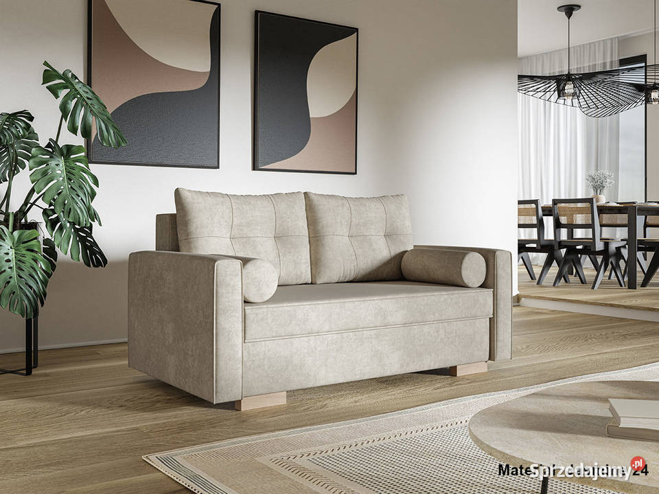 Dwuosobowa kanapa 160 rozkładana 5 kolorów do opolskie Strzelce Opolskie